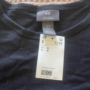 H&M Men’s Regular Fit T-Shirt Black